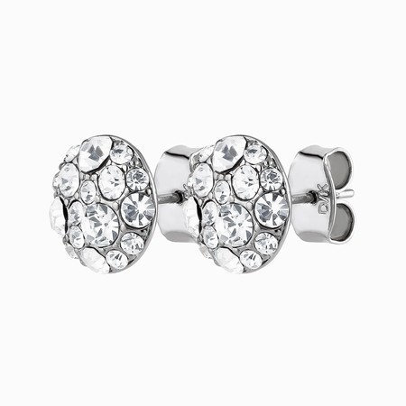 Dyrberg Kern Blais Silver Earrings - Crystal